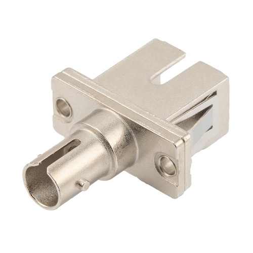 Fiber Optic Adapter, SC Female to ST Female for Single Mode or MultiMode Fiber