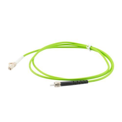 Fiber Optic Patch Cable SMA/PC-LC/PC Simplex 50/125 OM5 Multimode Fiber 3.0mm PVC Jacket 1 meter