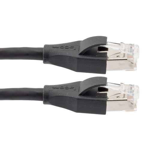 Shielded Cat. 5E Low Smoke Zero Halogen Cable, RJ45 M-M, 9.0 ft