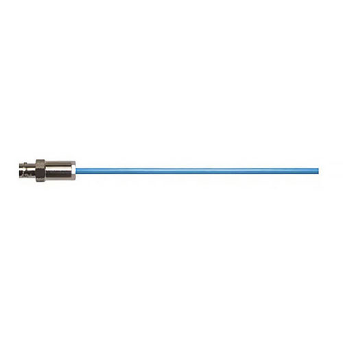 1553 TRB 3-Lug Jack to Blunt Cut Genderless Cable Assembly using 30-02003-LC Coax, 1 FT