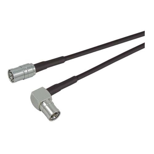 SMB Plug to SMB Plug Right Angle Pigtail, 12" 100-Series