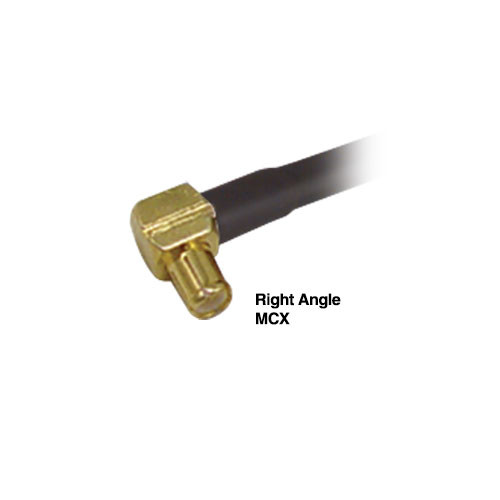 MCX-Plug Right Angle to N-Male, Pigtail 19" 100-Series
