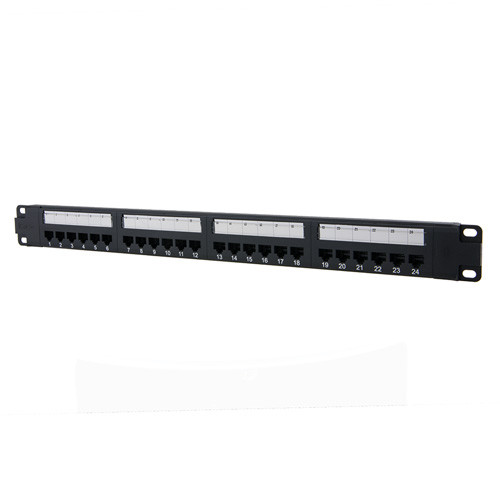 Category 5e PoE+ Patch Panel with Cable Management