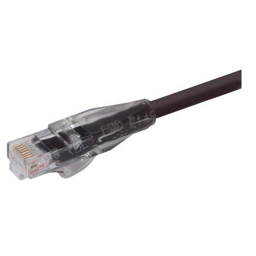 Premium Category 5E Patch Cable, RJ45 / RJ45, Black 2.0 ft