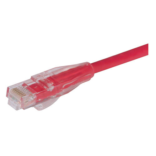 Economy Category 5E Patch Cable, RJ45 / RJ45, Red 7.0 ft