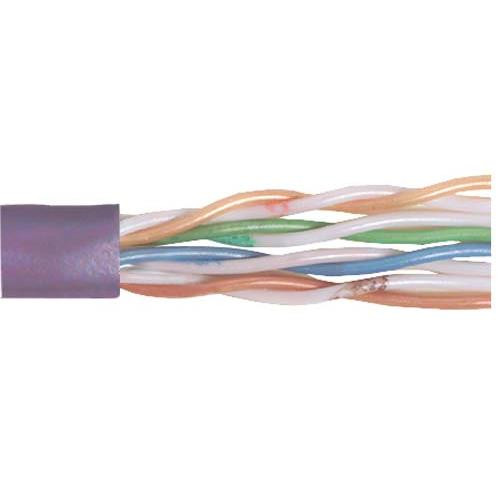 Category 6 UTP 24 AWG 4-Pair Stranded Conductor Violet, 1KFT