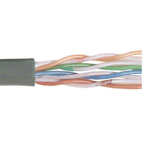 Category 6 UTP 24 AWG 4-Pair Stranded Conductor Gray, 1KFT