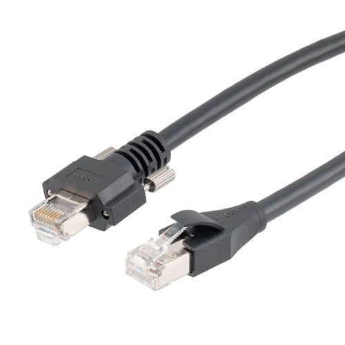 Category 6 GigE F/UTP PVC Ethernet Assembly, GigE/RJ45, 1.5M