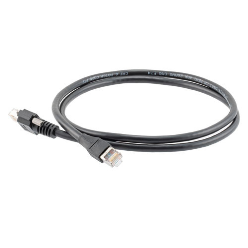 Category 6 GigE F/UTP PVC Ethernet Assembly, GigE/RJ45, 10M