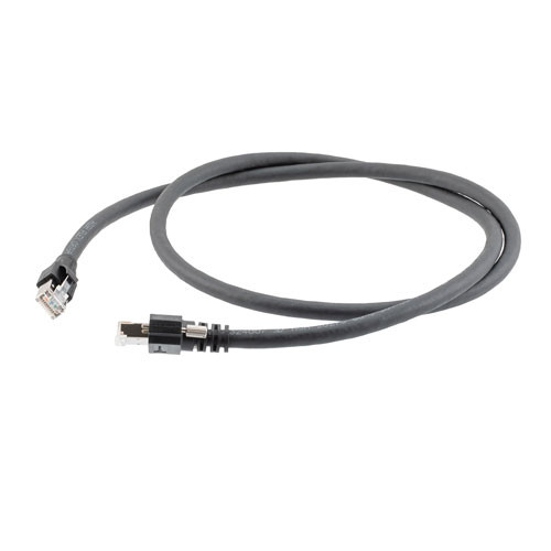 Category 6a GigE SF/UTP PVC High Flex Ethernet Assembly, GigE/RJ45, 4M