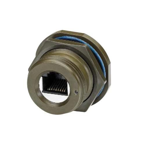 Cat5e, Ruggedized Jam-nut, Zinc-Nickel with Grounding Shield