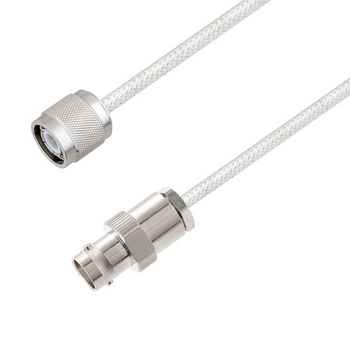 BNC Female to TNC Male Cable Assembly using LC085TB Coax, 1.5 FT
