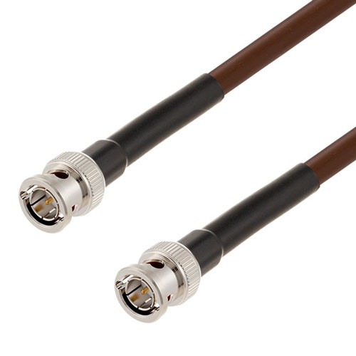 75 Ohm 6G SDI BNC Male to BNC Male Cable Assembly using 1694A-BR Coax, 1 FT