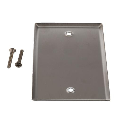 Stainless Steel Single Gang Blank Wallplate