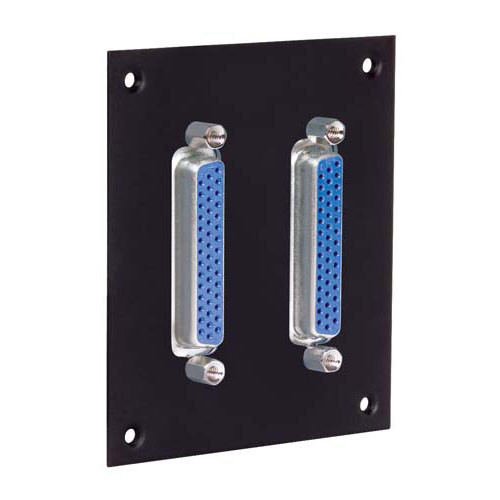 Universal Sub-Panel, 2 HD44 Feed-Thru Adapters
