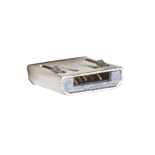 Right Angle USB Adapter, Micro B Female/Male, Exit 2