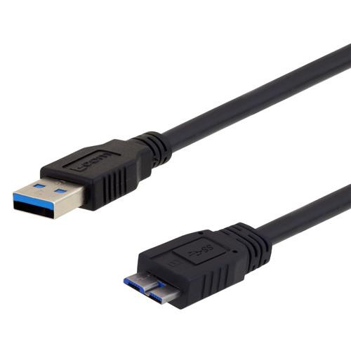 USB 3.0 High Flex Type A male to MicroB male 0.75M