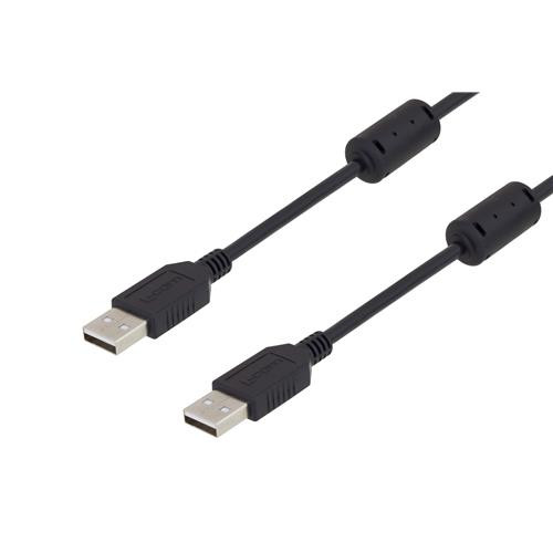 USB 2.0 cables A-A male w/ferrites 0.5M