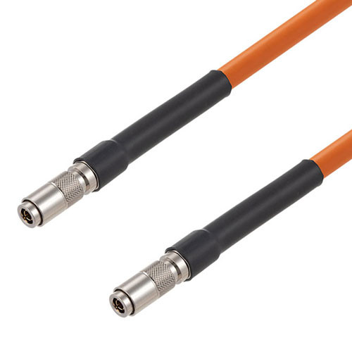 75 Ohm 6G SDI 1.0/2.3 Male to 1.0/2.3 Male Cable Assembly using 1694A-OR Coax, 1 FT