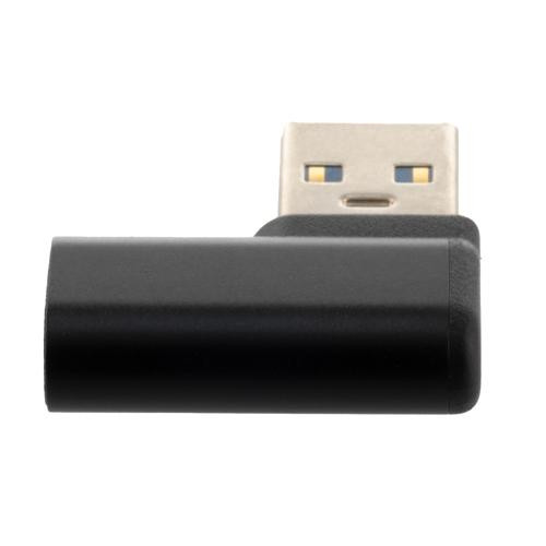 USB 3.0 Adapter, A Male to C Female, Left Angle