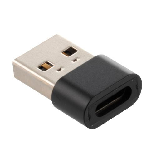 USB 2.0 Adapter, A Male to C Female, Slim Design with Aluminum Housing
