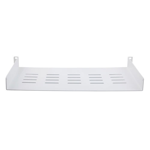 19" Cantilever Shelf 1U with 10" Depth- RAL9003 -Signal White