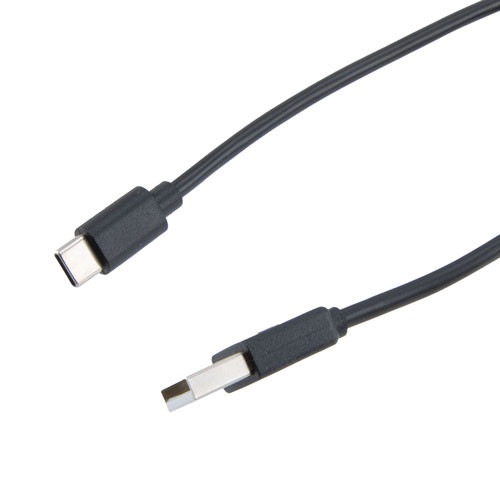 USB 2.0 AM TO TYPE C Black TPU Cable, 1M stretched, 480 mbps, 5V, 3 Amp