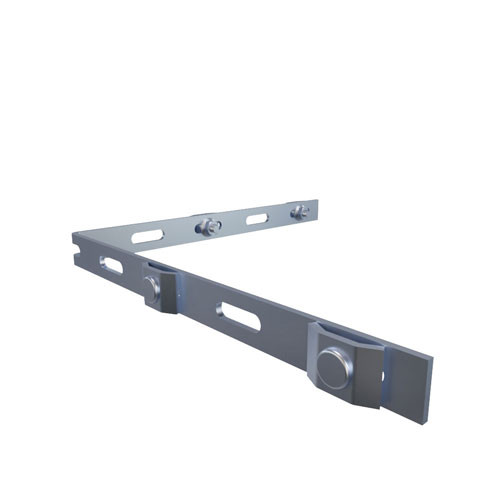L-Com Electro Zinc Plated Wire Mesh Cable Tray Corner Bar 4pk