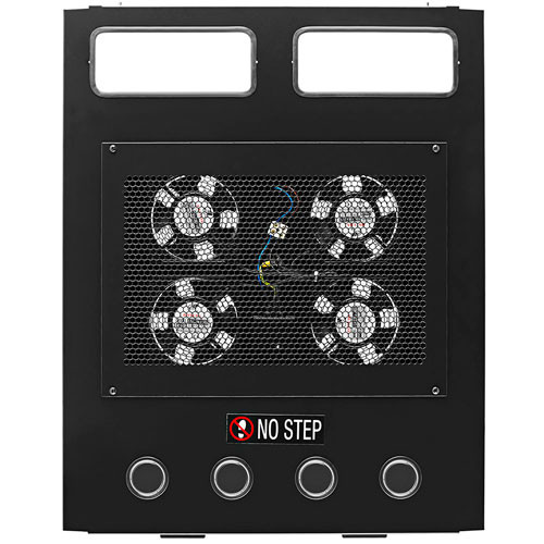 Cabinet Top-Mount (4 UL listed fans) Fan Panel, 110v, with NEMA 5-15P (US) Plug, Cord Length 2M