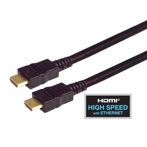 High Speed HDMI  Cable with Ethernet, Male/ Male LSZH 0.5 M
