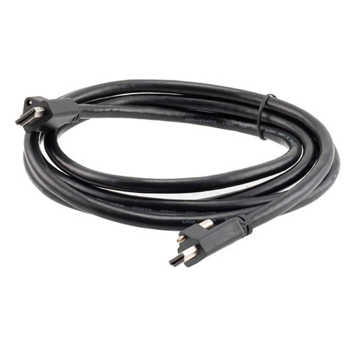 HDMI 2.0 Male Top Screw to HDMI Male Top Screw, 2 meter