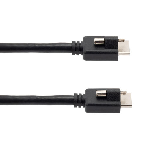 HDMI 2.0 Male Top Screw to HDMI Male Top Screw, 1 meter