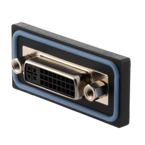 Waterproof DVI-D Female Solder Connector, Single Link