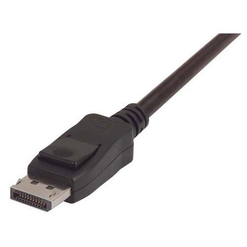 DisplayPort Cable Male-Male, Black - 1.0m