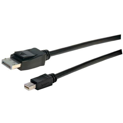 DisplayPort to Mini DisplayPort Male/Male Cable Assembly 3m