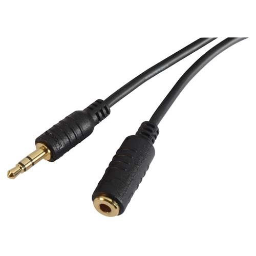Stereo ThinLine Audio Cable, Male / Female, 3.0 ft