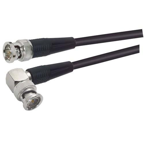 RG59B Coaxial Cable, BNC Male / 90° Male, 10.0 ft