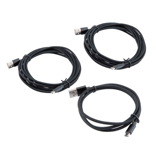 USB 2.0 A male to micro male - 3ft, 6ft, & 10ft