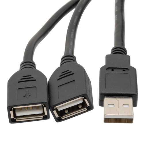 USB 2.0 Extension, AM/AF, two connectors, 5M