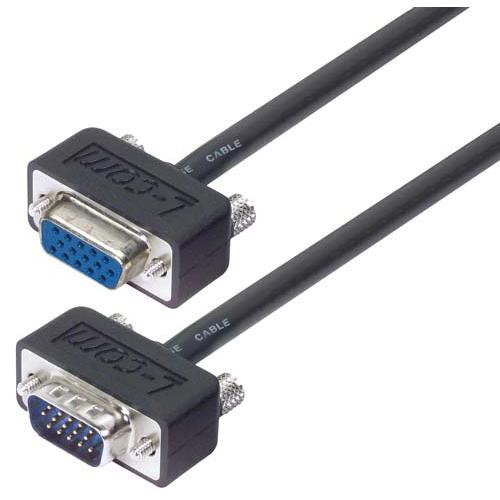 Super Thin LSZH SVGA HD15 Male / Female 50.0 ft
