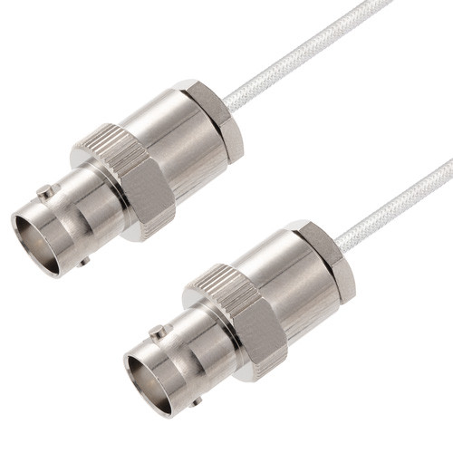 BNC Female to BNC Female Cable Assembly using LC141TB Coax, 1 FT