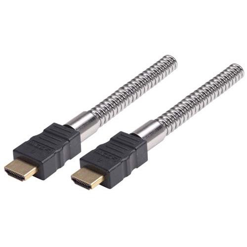 Metal Armored HDMI   Cable with Ethernet, Male/Male 5.0M