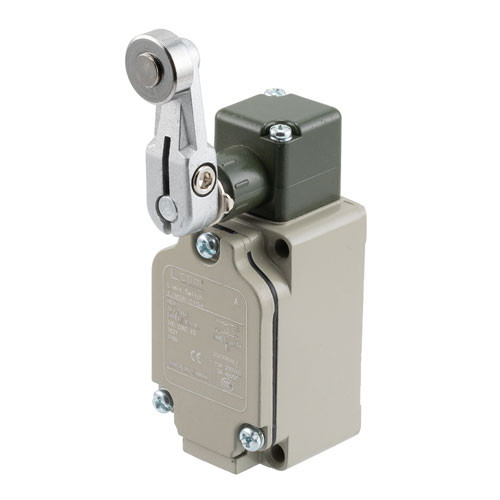 Dual Circuit Vertical Limit Switch with Roller Lever R38 mm, Rated for 5A @220 VAC