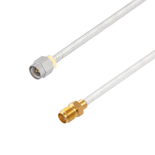 SMA Male to SMA Female Cable Assembly using LC141TB Coax, 4 FT