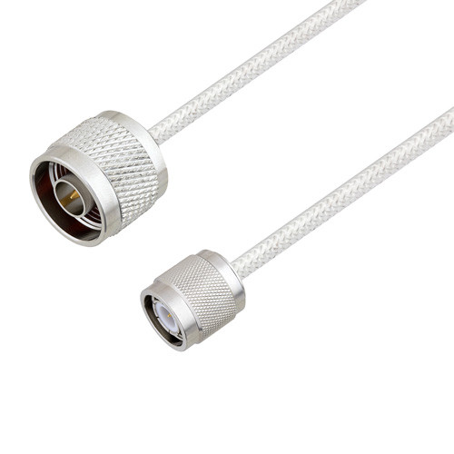 N Male to TNC Male Cable Assembly using LC085TB Coax, 1.5 FT
