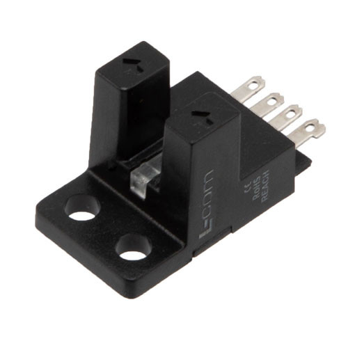 Slot Sensor, Y-shaped, L.on/D.on selectable, Light off when objects are detected, NPN NO+NC, Sensing distance 5mm, 4-pin cannector