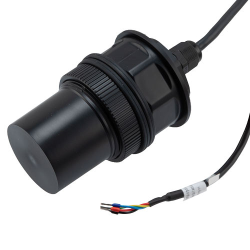 Intelligent ultrasonic level transmitter, 10 m range, RS485, G2, direct lead, 3 m cable