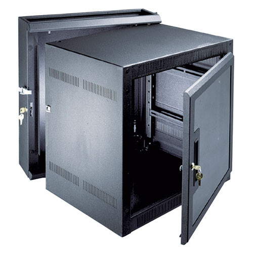 19" Wall Mount Pivoting Rack Cabinet 16U