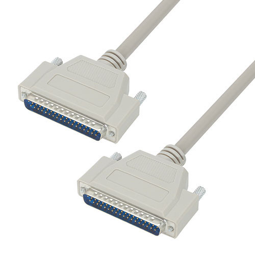 Deluxe Molded D-Sub Cable, DB37 Male / Male, 10.0 ft