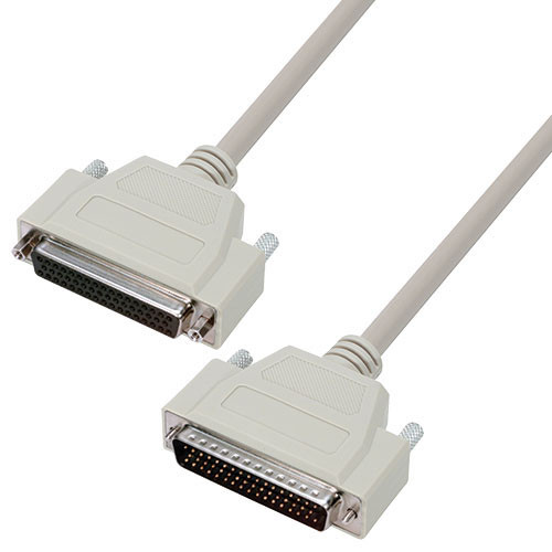 Deluxe Molded D-Sub Cable, DB50 Male / Female, 50.0 ft
